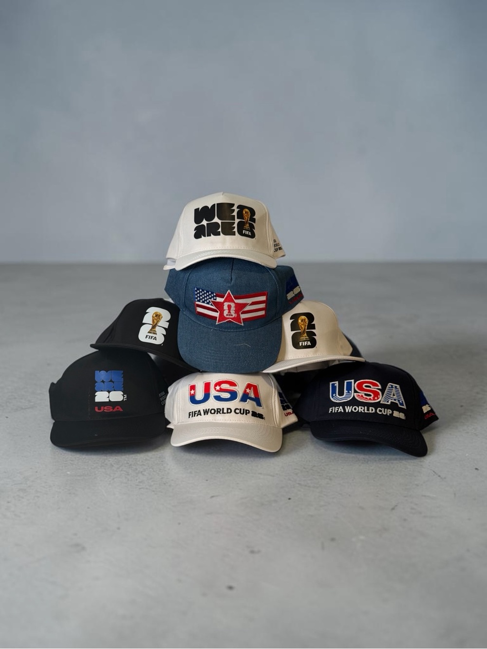 USA World Cup Hats/ officially licensed 7 hats